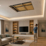 Plafond acoustique moderne