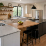 Cuisine moderne avec ilot central