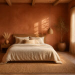 Chambre chaleureuse en terre cuite